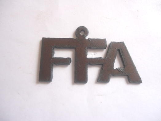 FFA metal cutout pendant #BY003-L - Click Image to Close
